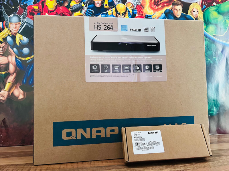 QNAP SSD multimedie network Cache 2.5G NAS Harddrive entertainment Storage 4K system Home HS-264.JPEG